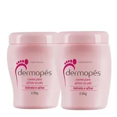 Creme Hidratante Para Afinar Os Pés Hidrata e Afina Dermopés Abelha Rainha 230g - KIT COM 2