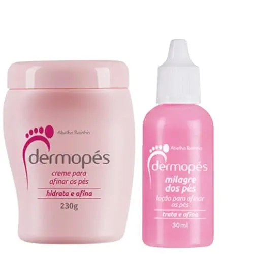 KIT HIDRATAÇÃO P/ PÉS C/ 02 UND: CREME P/ HIDRATAR E AFINAR 230G + LOÇÃO P/ AFINAR 30ML (2077+2288)