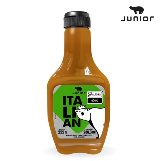 Molho Salada Italian Gourmet Cremoso 255g Frasco Junior Saladas