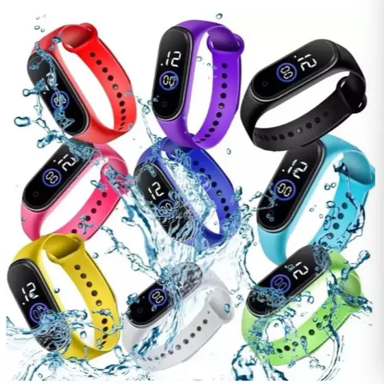 kit com 10/20/30/40 Relógios M4 Digital Bracelete Led Sport Atacado Oferta