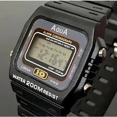 10kit Conjunto  de relógio esportivo digital à prova d'água Aqua masculino meio à prova d'água
