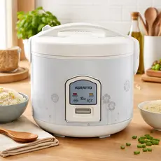 Panela De Arroz Elétrica Riso 10 Xicaras Compacta Branca