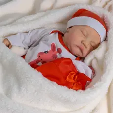 Bebê Boneca Reborn Rosali Siliconada Realista Pode dar Banho Mamadeira