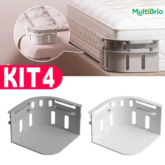 KIT4 Fixador De Lençol Com Elástico Antideslizante Ajustável Para Cama Sem Prego