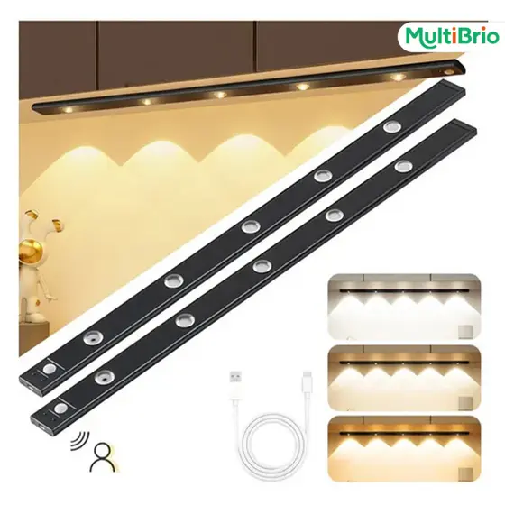 Luminária Sem Fio Recarregável Ultra LED Tamanho Ajustável 20 A 80cm Para Quarto Sala E Home Office