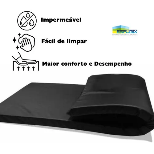 Colchonete De Academia D80 Impermeável Fitness 100x60x3 Cm