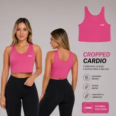Cropped Feminino Regata Good Look Fitness Academia Cardio