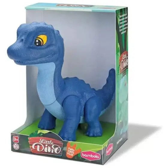 Boneco Little Dino Braquiossauro Brinquedo Dinossauro Jurassic Grande Em Vinil Macio Menino Infantil