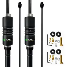 Kit 2 Antenas Px Bobinada Viuva Negra Black Mini Argentina 1.00m