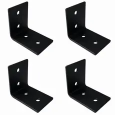 4 Cantoneira Viga 6x6 cm Suporte Para Pergolado Madeiramento
