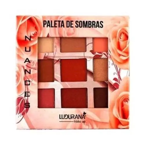 Paleta de Sombras Ludurana 09 Cores Nuances B00006
