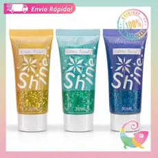 Kit Glitter Facial YoYo Maquiamor Shine