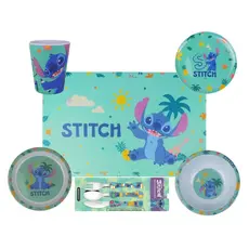 Kit Infantil Personagens Disney 6 Peças | Bowl, Pratos, Copo, Talheres e Jogo Americano