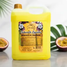 Sabonete Líquido Perolado Maracujá Tropical 5L - fragrância irresistível e marcante - Donnabelly