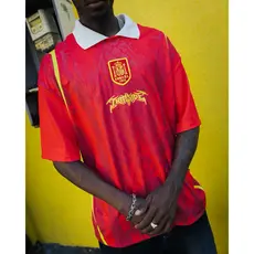 camiseta  polo oversizes streetwear trip side e chronic copa do mundo estampa alto relevo street camiseta premium