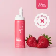 Mini Chantilly de Banho Morango 50ml Sabonete Líquido em mousse Premium Hidratante skincare
