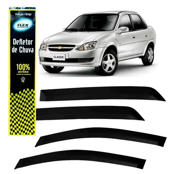 Calha De Chuva Gm Chevrolet Corsa Classic 1995 A 2016 4 Portas