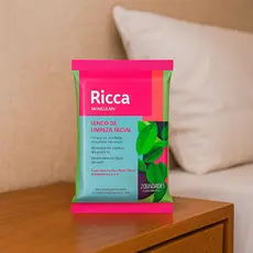 LENCO DE LIMPEZA FACIAL RICCA 20 UNIDADES
