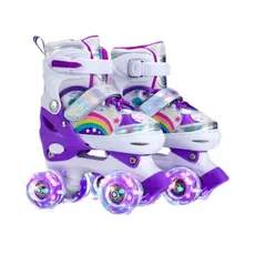 Patins Arcos Iris Roxo Com Led