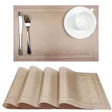 6 Pieces Placemat Kit Japanese Style Table Setting Dinner Rotundity Design