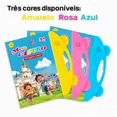 Livro Interativo com Som Infantil Bilíngue Português Inglês Multi Temas Toque Educativo Aprendizagem