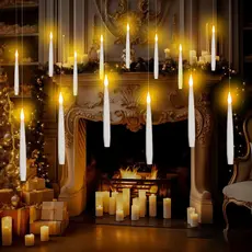 Velas Flutuantes LED - Iluminação Decorativa para Atividades do festival Sala e Festa