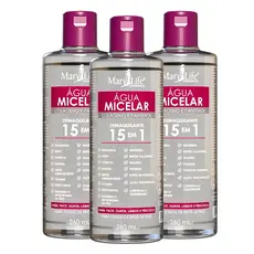 ÁGUA MICELAR 15 EM 1 – COLÁGENO E PANTENOL (DEMAQUILANTE SKIN CARE)