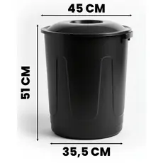 Cesto de Roupa 60L com Tampa Grande Organizador Casa Utilidades Variedade de Cores