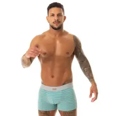 Kit 10 Cuecas Boxer Listradas Modelagem Anatômica Ultra Comfort
