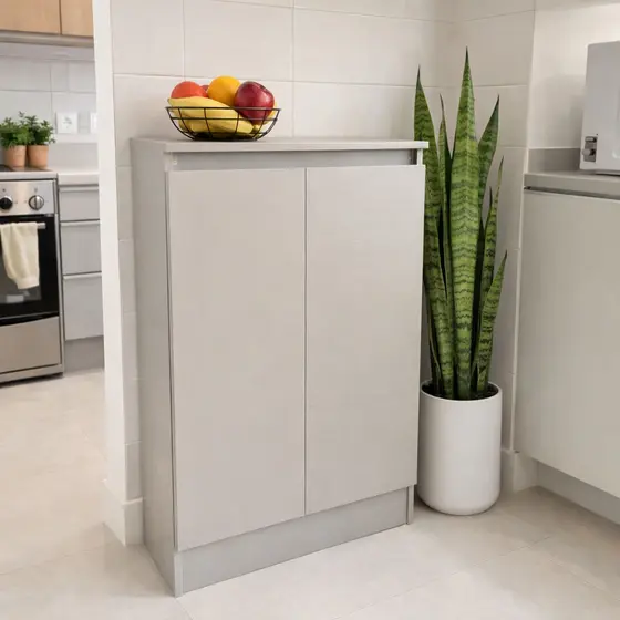 Armário Multiuso dispensa balcão cozinha Lavanderia Aparador Buffet Cantinho do café  apartamento