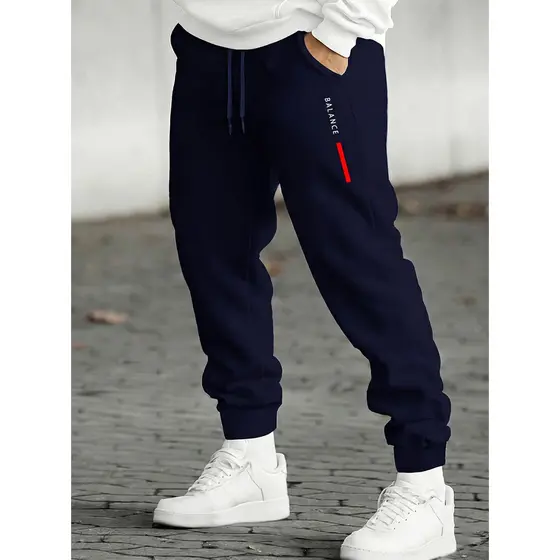 Calça de Moletom Balance Masculina Treino Funcional Algodão