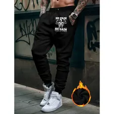 Calça Moletom masculina estampa Sem Dor Sem Ganho jogger street estilo urbano