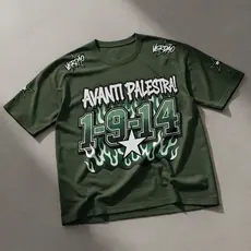 Camiseta Avanti Palestra 1914 Estilo Jersey Futebol Street Casual Algodão