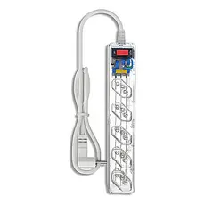 Filtro De Linha Com Protetor De Surto Dps Iclamper Energia 5 Tomadas 3 Pinos 10 Amperes Com Tecnologia Lcf Anti Raio Cla