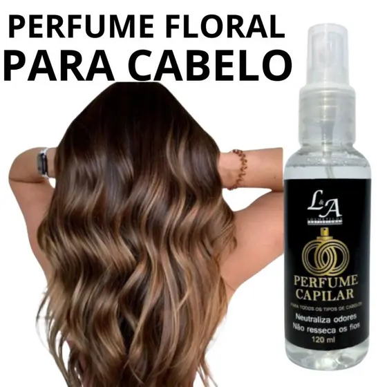 Perfume Capilar L&A Cosméticos 120ml - 12 Horas de Fixaçã