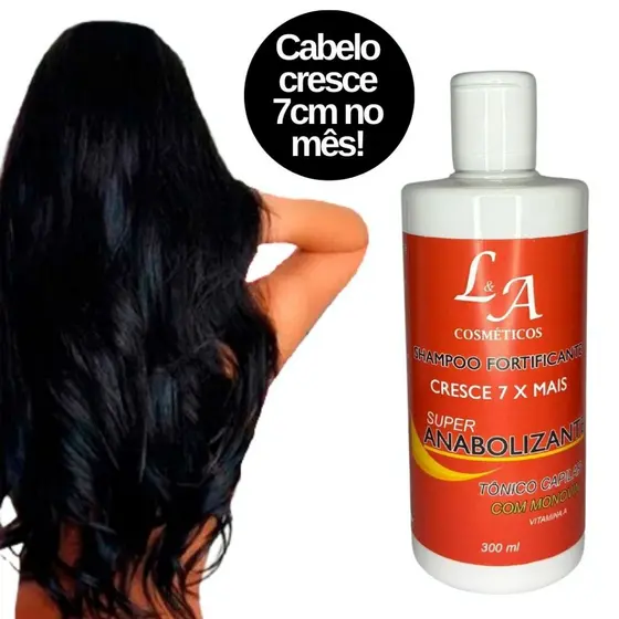 Shampoo Fortificante Capilar Crescimento Acelerado até 7 cm por Mês 300ml