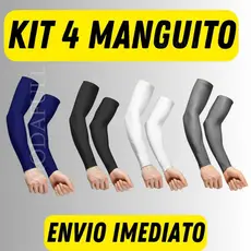 kit 3  kit com 4 e kit com 2 manguitos, para esportes, treinos, pilotar e diversas ocasioes