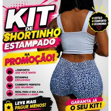 3 SHORTS ESTAMPADOS ANAGUA PARA DORMIR PSCINA TREINOS ETC