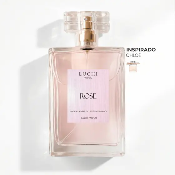 Perfume Feminino Rose Luchi Parfum (Aroma importado) - Alta fixação