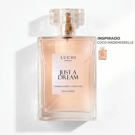 Perfume Feminino Just a Dream Luchi Parfum (Aroma importado) - Alta fixação