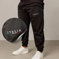 Calça JOGGER De Inverno ITALIA Adulta Chipa Masculino Flanelada Frio JOGGER Homem bolso Chipa