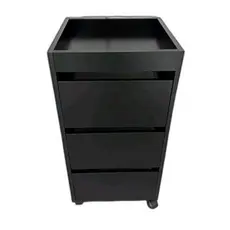 CARRINHO AUXILIAR GAVETEIRO MADEIRA MDF COM 3 GAVETAS