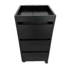 CARRINHO AUXILIAR GAVETEIRO MDF COM 3 GAVETAS