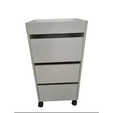CARRINHO AUXILIAR  GAVETEIRO MDF COM GAVETAS BRANCO