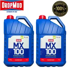 Kit com 2 Unid. Shampoo DropMud 5 Litros MX100 Lava Moto Carro Detergente Automotivo Concentrado