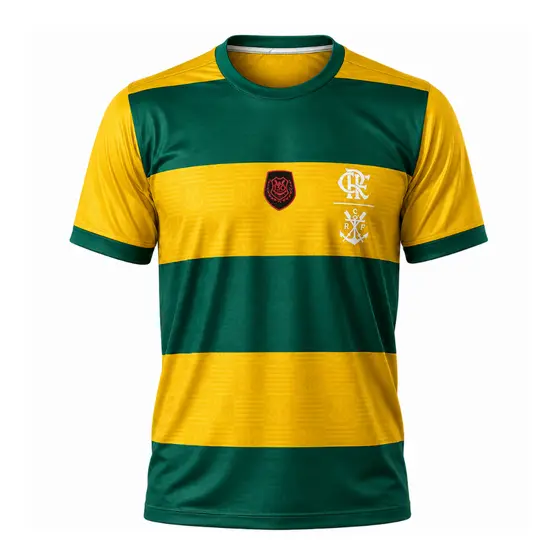 Camisa Flamengo Pairar Masculina Braziline + Patch 130 Anos