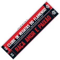 Cachecol Flamengo Dupla Face Raça Amor e Paixão