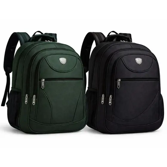 Kit 2 Mochila  Impermeável Mochila Unisexx Executiva com Compartimentos Reforçados