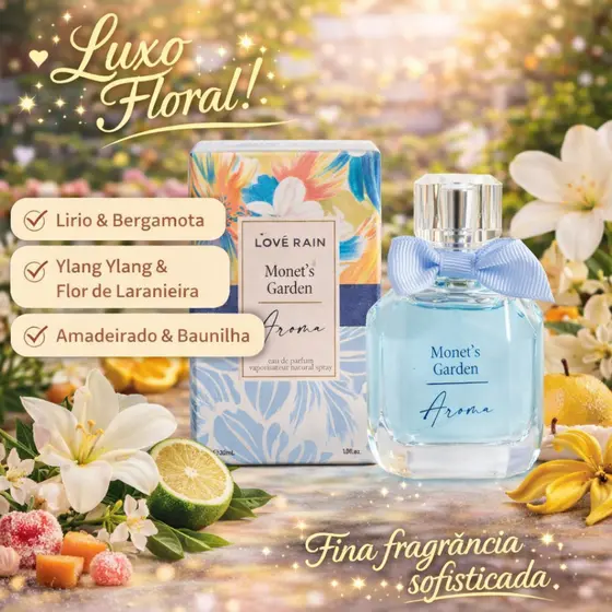Perfume Importado Fragrância Feminina Bom E Longa Duração Alta Fixação Marcante Intenso  - Lové Rain Cosméticos