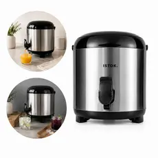 Botijão Térmico Aço Inox Garrafão Torneira Para Bebidas Café Quente e Frio 5,5 Litros